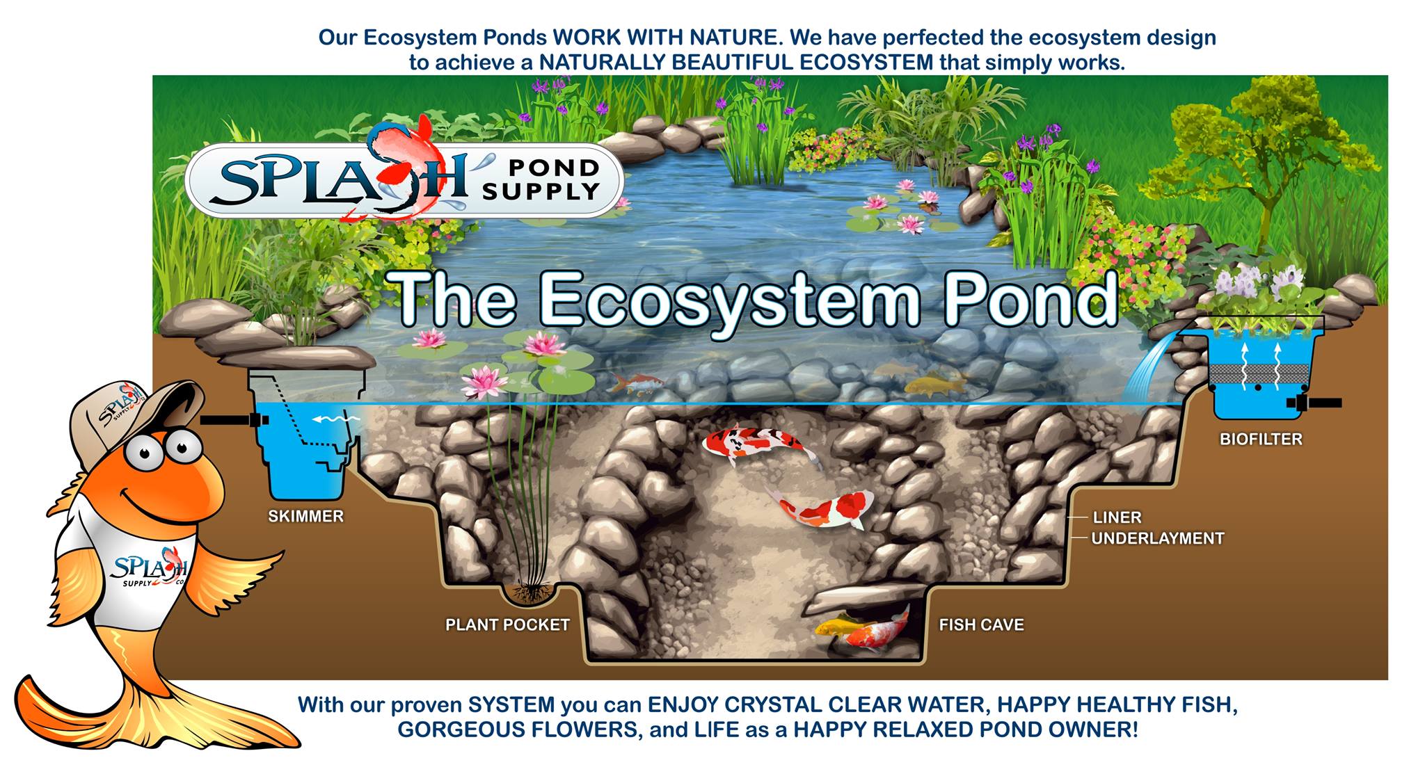 How to Take Care of Your New Splash Ecosystem Pond Splash Supply Company